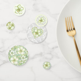 Hibiscus & kant WIT Confetti