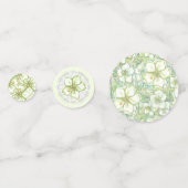 Hibiscus & kant WIT Confetti (Achterkanten)