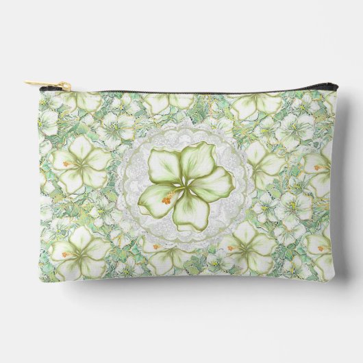 Hibiscus & kant WIT Etui (Voorkant)