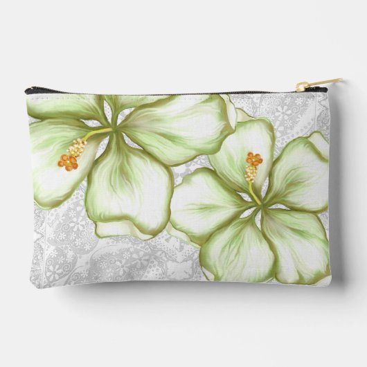 Hibiscus & kant WIT Etui (Achterkant)