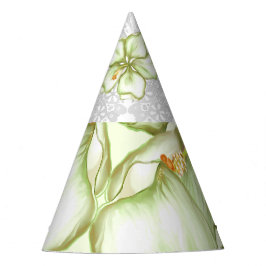 Hibiscus & kant WIT Feesthoedjes