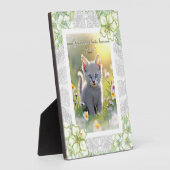 Hibiscus & kant WIT Fotoplaat (Zijkant)