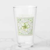 Hibiscus & kant WIT Glas (Achterkant)