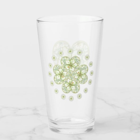 Hibiscus & kant WIT Glas (Achterkant)