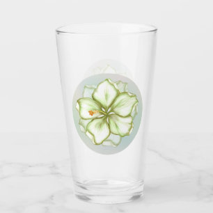 Hibiscus & kant WIT Glas