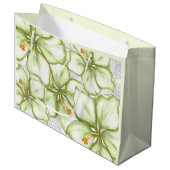 Hibiscus & kant WIT Groot Cadeauzakje (Voorkant Gekanteld)