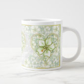 Hibiscus & kant WIT Grote Koffiekop (Rechts)