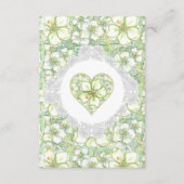 Hibiscus & kant WIT Informatiekaartje (Voorkant)