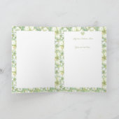 Hibiscus & kant WIT Kaart (Binnen)