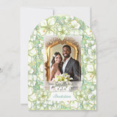 Hibiscus & kant WIT Kaart (Voorkant)