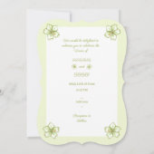 Hibiscus & kant WIT Kaart (Achterkant)