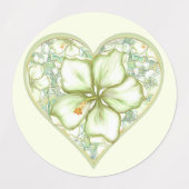 Hibiscus & kant WIT Labels (Design 1)