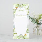 Hibiscus & kant WIT Menu (Staand voorkant)