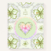 Hibiscus & kant WIT Notitieboek (Voorkant)