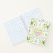 Hibiscus & kant WIT Notitieboek (Binnen)