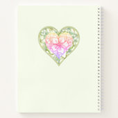 Hibiscus & kant WIT Notitieboek (Achterkant)