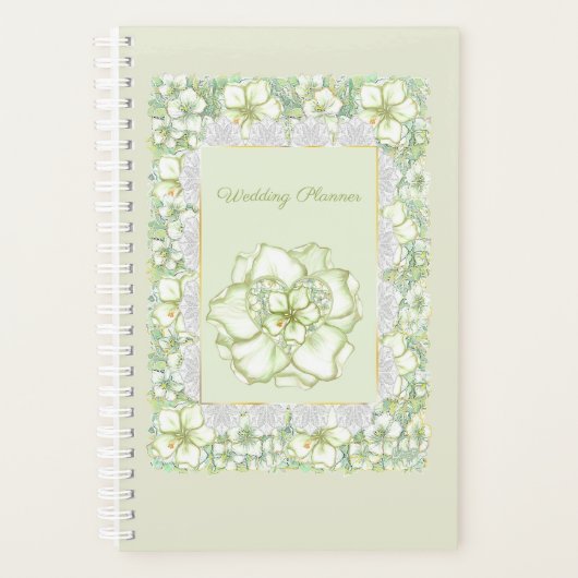 Hibiscus & kant WIT Planner (Voorkant)