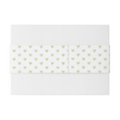 Hibiscus & kant WIT Uitnodigingen Wikkel (Achterkant Voorbeeld)