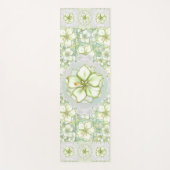 Hibiscus & kant WIT Yogamat (Voorkant)