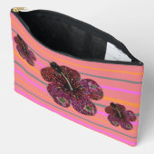 Hibiscus kralen mozaïek Hor. Strepen Accessoire Ta Etui (Open)