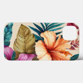Hibiscus Leaf Waterverf Illustration Hoesje-Mate Case-Mate iPhone Case (Achterkant (horizontaal))