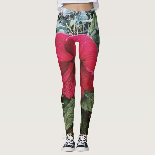 Hibiscus Leggings (Voorkant)