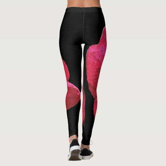 Hibiscus Leggings (Achterkant)