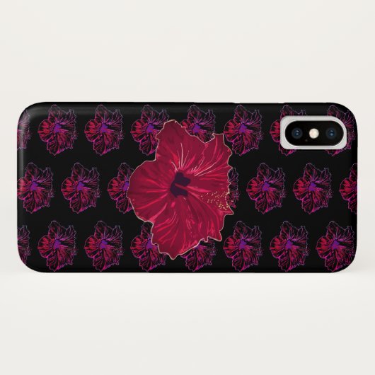 Hibiscus Love Case-Mate iPhone Case (Achterkant (horizontaal))