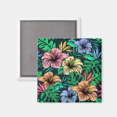 Hibiscus Magneet (Voorkant / Achterkant)