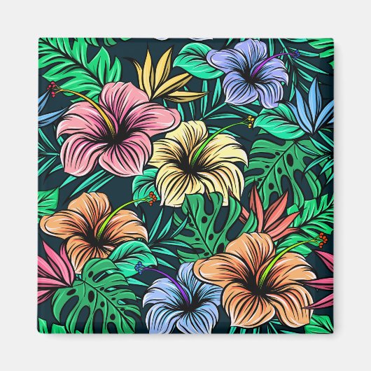 Hibiscus Magneet (Voorkant)