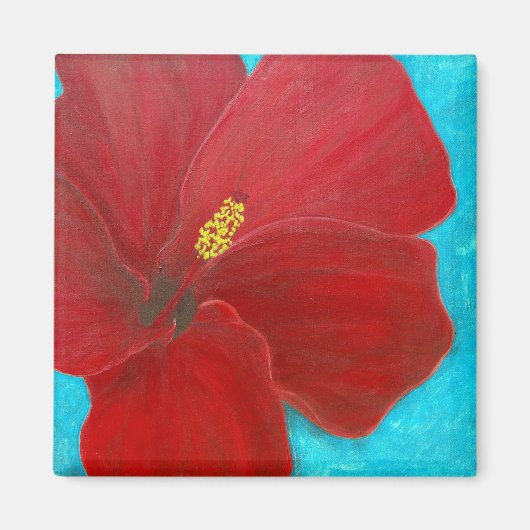 Hibiscus Magneet (Voorkant)