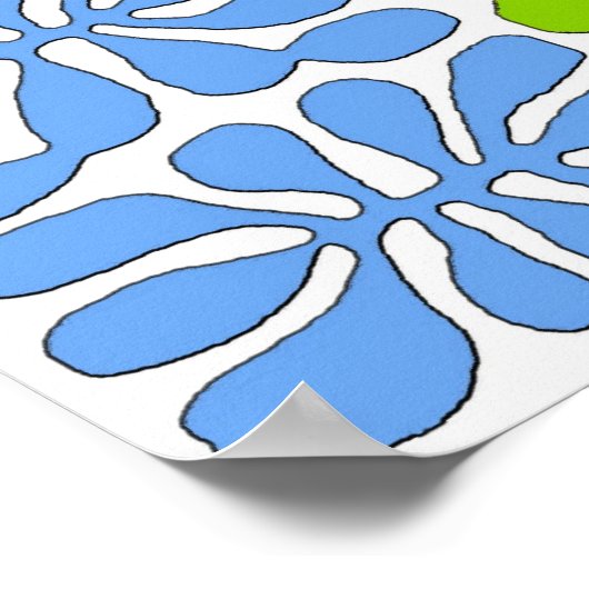 Hibiscus, Matisse Homage Leaf 2 Poster (Hoek)