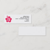 Hibiscus Mini Visitekaartje (Voorkant / Achterkant)