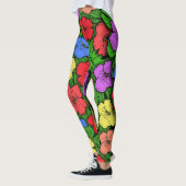 Hibiscus & Monstera #4 Leggings (Links)