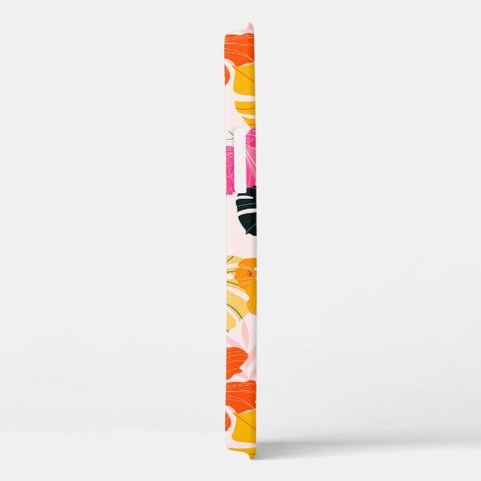 Hibiscus & Monstera: Tropische levendigheid Case-Mate iPhone Case (Achterkant / Rechts)