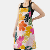 Hibiscus & Monstera: Tropische levendigheid Schort (Insitu)