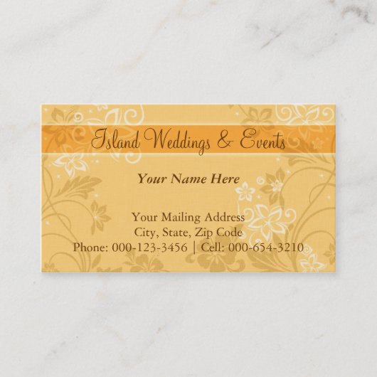 hibiscus motif.org ~ bc visitekaartje (Voorkant)