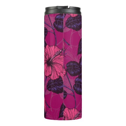 Hibiscus nacht thermosbeker (Achterkant)