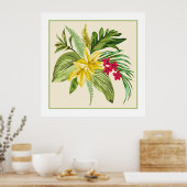 Hibiscus Native Hawaiian Flower Poster (Keuken)