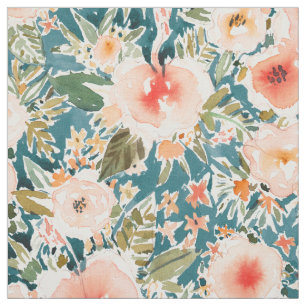 HIBISCUS NIGHTSWEATS Tropische Floral Stof