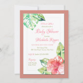 Hibiscus ochtend uitnodiging (Voorkant)