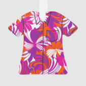 Hibiscus Oerwoud Hawaiian Tropical Aloha Shirt Ornament (voorkant)
