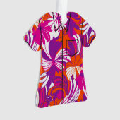 Hibiscus Oerwoud Hawaiian Tropical Aloha Shirt Ornament (voorkant)