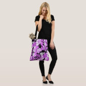 Hibiscus Oerwoud Hawaiian Tropical Floral Beach Tote Bag (Op model)