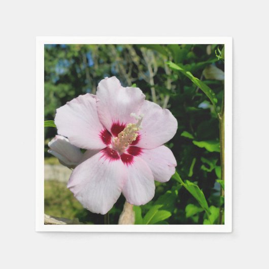 Hibiscus papieren servetten (Voorkant)