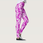 Hibiscus Pareau benauwd Hawaïaans Tropisch Leggings (Rechts)
