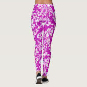 Hibiscus Pareau benauwd Hawaïaans Tropisch Leggings (Achterkant)