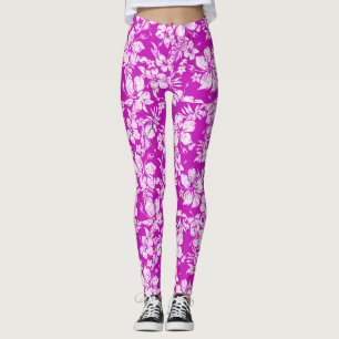 Hibiscus Pareau benauwd Hawaïaans Tropisch Leggings