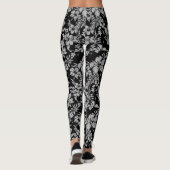 Hibiscus Pareau benauwd Hawaïaans Tropisch Leggings (Achterkant)