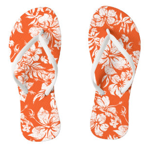 Hibiscus Pareau gestresst Hawaïaans Teenslippers